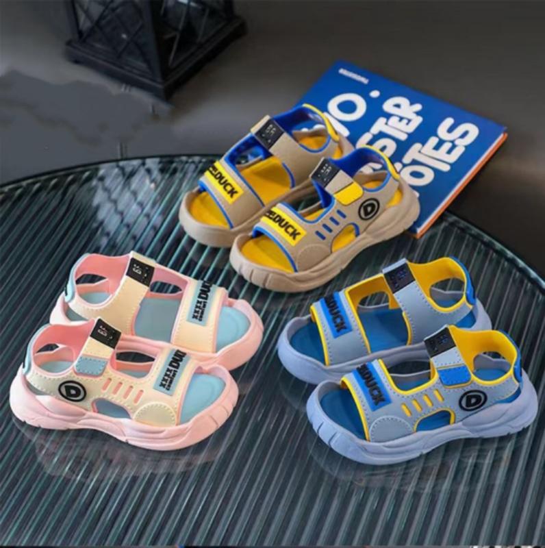 Dép xăng đan quai hậu cho bé trai và bé gái mềm êm chân chữ D đi học đi chơi đi mưa dép  bé