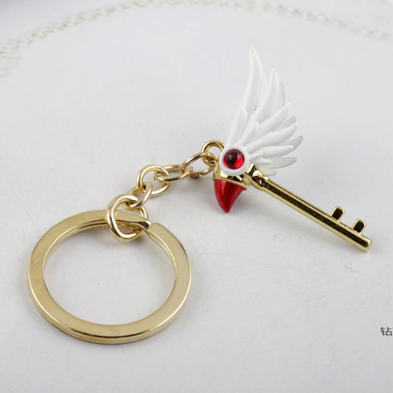 Product Introduction of Vòng Cổ Card Captor Sakura, Thiết Kế Cô Gái Thẻ Ma Thuật, Gậy Chiến Đấu Sakura Bird, Mặt Dây Chuyền Đồ Trang Trí Móc Chìa Khóa, Chủ Đề Thẻ, Chủ Thẻ Sakura 6