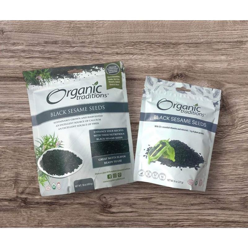 Mè đen hữu cơ (Organic Black Sesame Seeds) - Organic Traditions - 227g & 454g 3