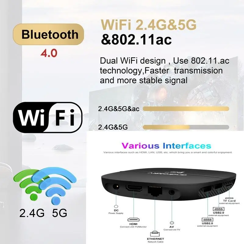 New Android TV Box TV98 Giọng Nói + 300 Kênh Miễn Phí Tiếng Việt Hát Karaoke Xem Phim Xem Bóng Đá Điều Khiển Tivi 2