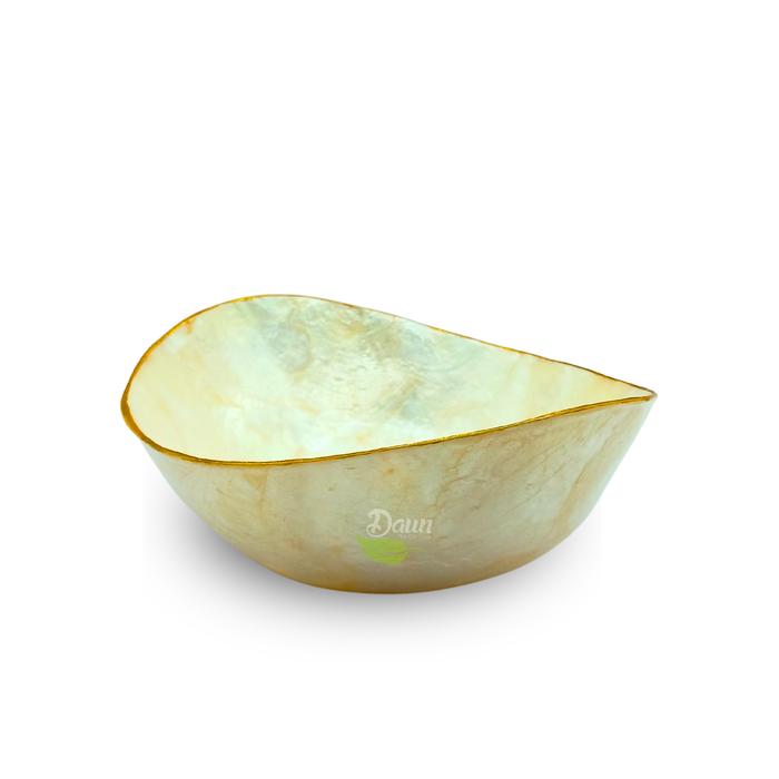 Gambar Mangkok Unik Oval Kerang Lunak Medium dari Daun The Gift Shop Kab. Badung Tokopedia