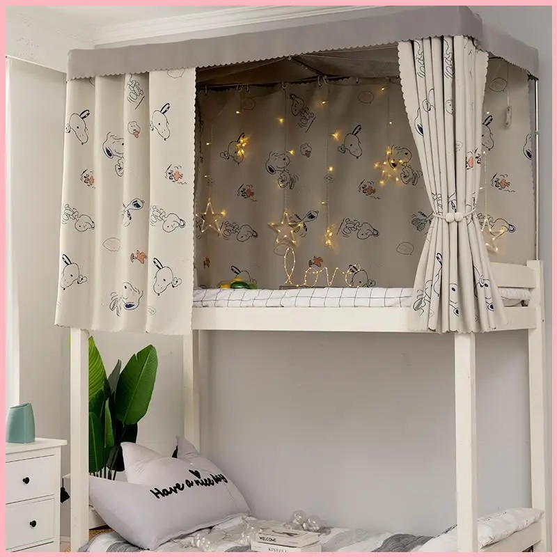 IOKAOLSHOP Rèm giường tầng ký túc xá, rèm màn giường tầng Oron (Tặng móc và dây treo) 0