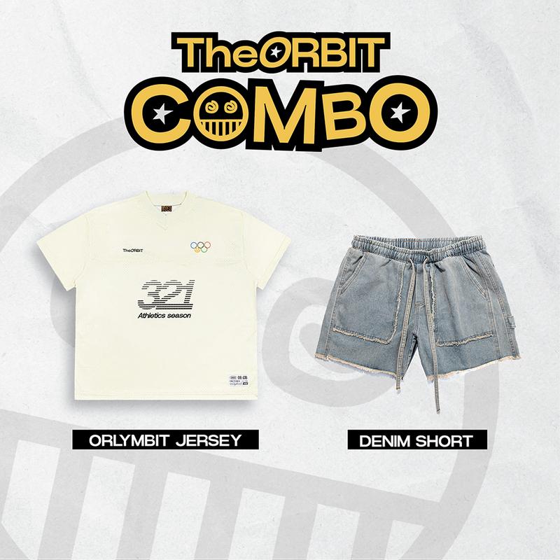 COMBO ÁO + QUẦN THE ORBIT Orlymbit Jersey + Denim Short - Local Brand Chính Hãng