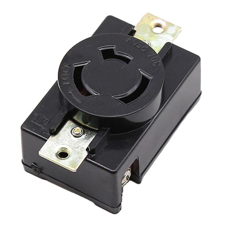 2KW Generator Socket Anti-Loose Socket 168f/170f For  Anti-Off 3-Holes Socket 2