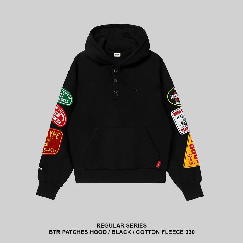 RAWTYPE RIOT BTR Patches Hoodie - Black - Shop | Tokopedia
