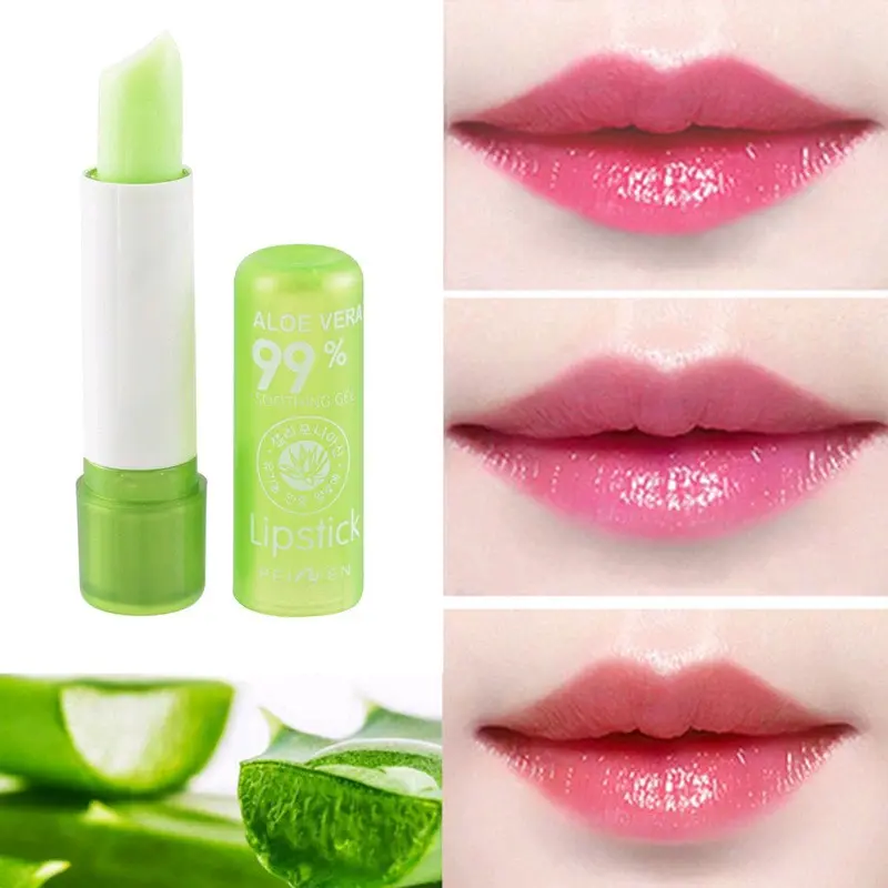 Lipbalm lipstick aloevera melembabkan bibir Perawatan Wanita