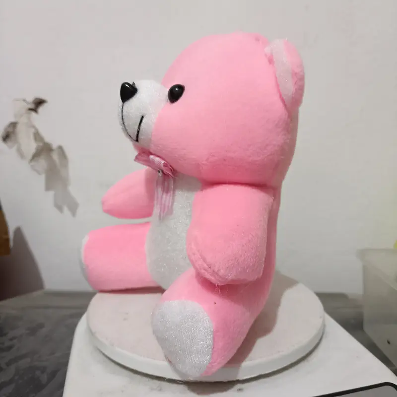 BONEKA BERUANG VELBOA KOMBINASI 15 CM PINK 1