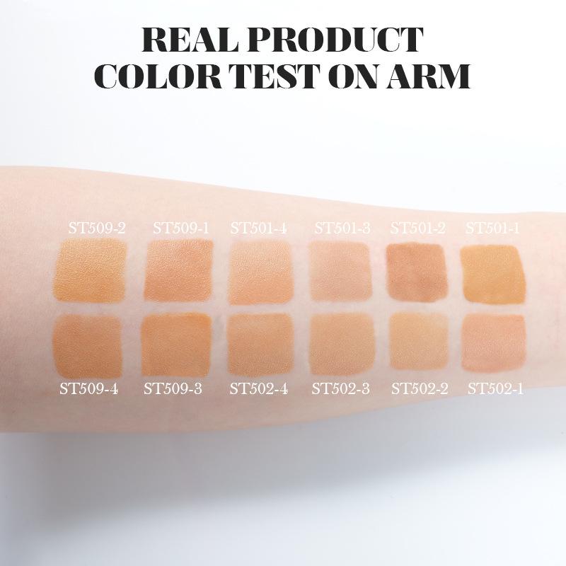 Product Introduction of Exclusive for Cross-Border Moisturizing Brightening Concealer Foundation Natural Long Lasting Oil Control BB Cream Waterproof Smear-Proof European and American Shading Powder 9