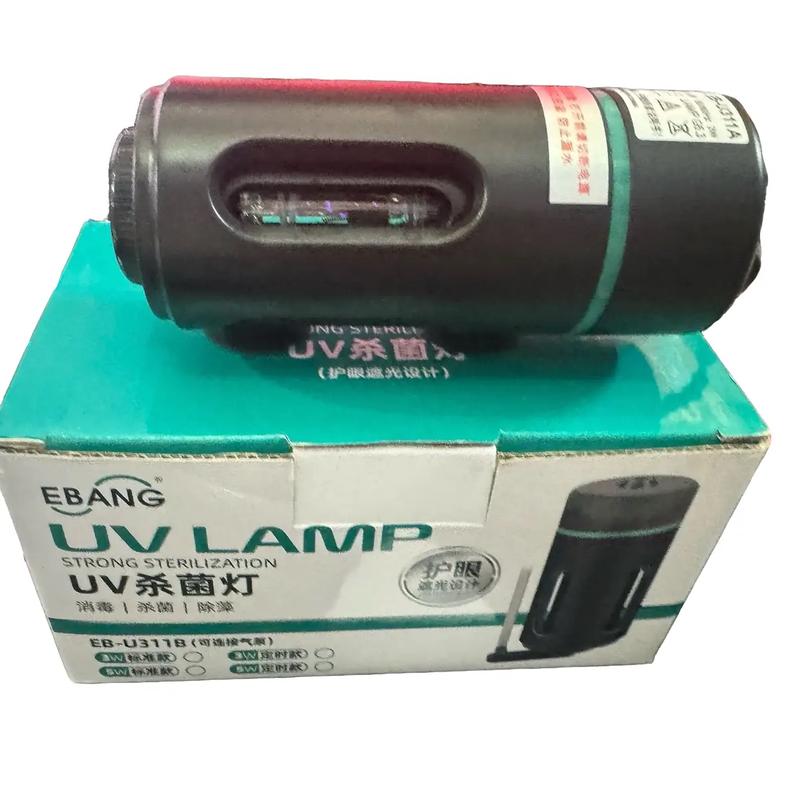  đèn uv ebang mini 3W  UV EB U311  đanh cho bể lọc tràn trên  bể bé diệt khuẩn  diệt tảo cho bể thuỷ sinh bể cá cảnh 