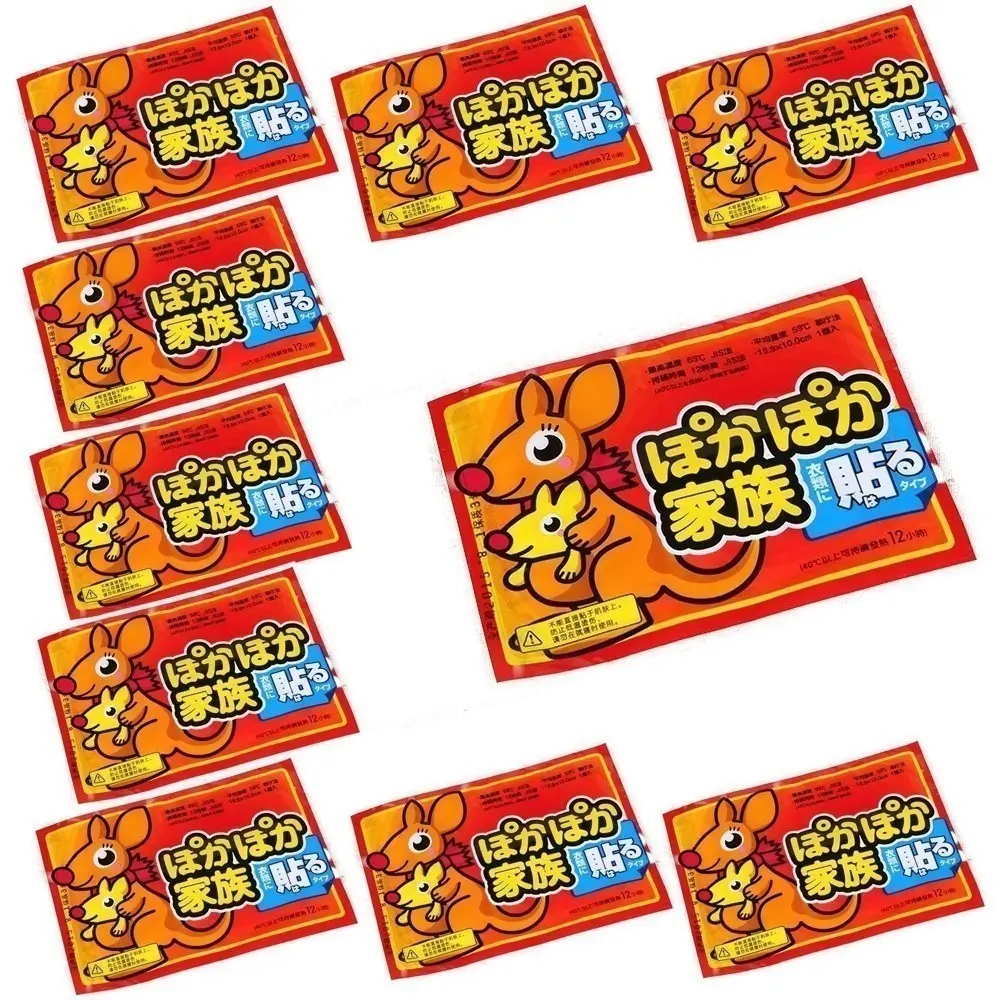 Combo 10 Miếng Dán Giữ Nhiệt Chuột Túi, Dán Nóng Cơ Thể,Bàn Chân - Sưởi Ấm Ngày Đèn Đỏ, Đau Bụng Kinh