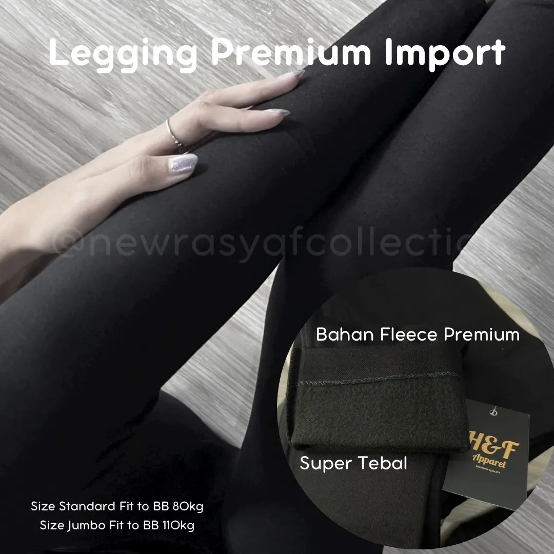 Legging Wanita Premium Bahan Strech Tebal