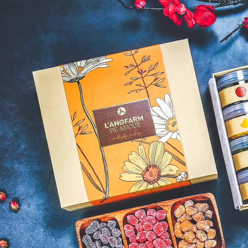 Set quà Langfarm De Amour, màu ngẫu nhiên dùng tặng Tết hoặc những dịp đặc biệt