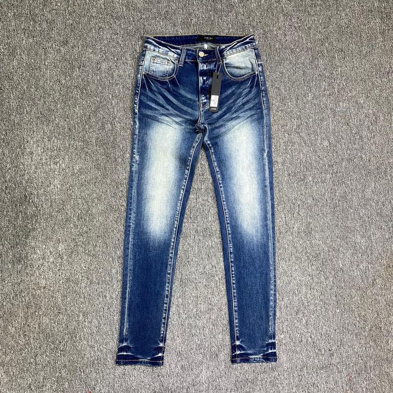 Quần AMIRI Phôi Trơn 4 Cúc Màu Xanh Đậm 3580 Menswear Jean