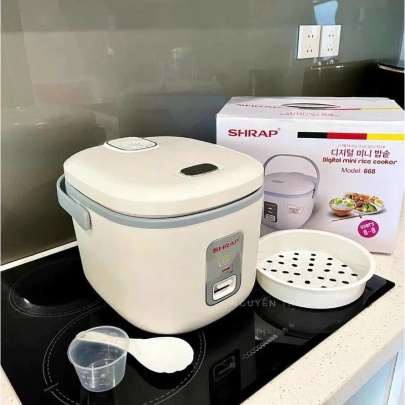  Nồi Cơm Điện 1L8SHRAP DUNG TÍCH 1L8 CÓ QUAI SÁCH Mẫu Mới 668 Sang Trọng Nấu Cơm Ngon - Thiết Bị Gia Dụng - Cooker Nấu Ăn 