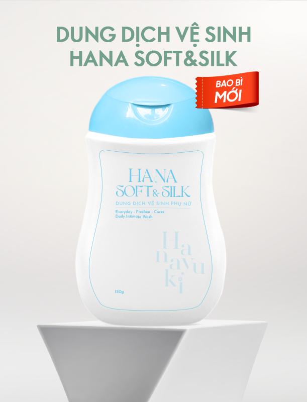 Dung dịch vệ sinh phụ nữ Hanayuki Hana Soft Silk 150g 4