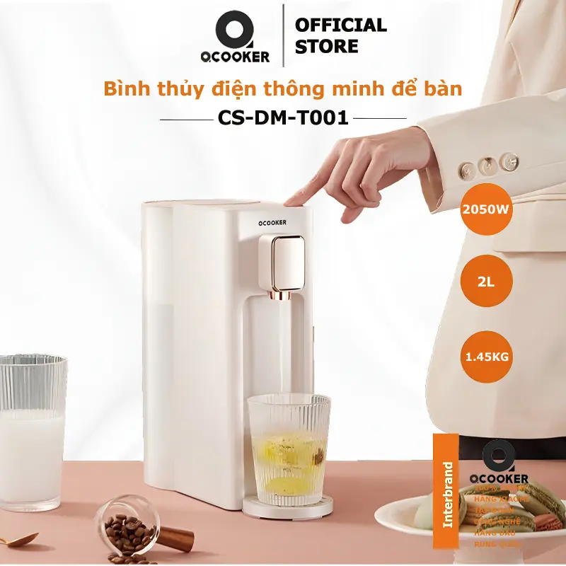 Đun Nước Chuẩn Nhiệt Độ, Kiểm Soát Lượng Nước – Bình Thủy Điện Qcooker, Người Bạn Đồng Hành Mọi Nhà