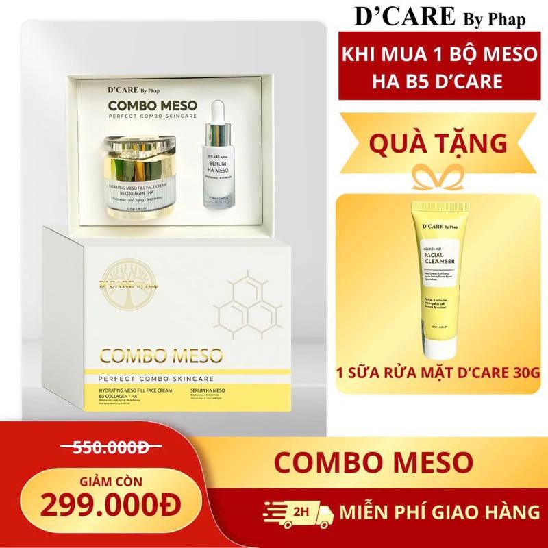 ( Tặng Sửa rửa mặt ) Kem Face Meso Căng Bóng Da 25g Và Tinh Chất Meso Cấy Trắng 10ml Dành Cho mọi Loại Da