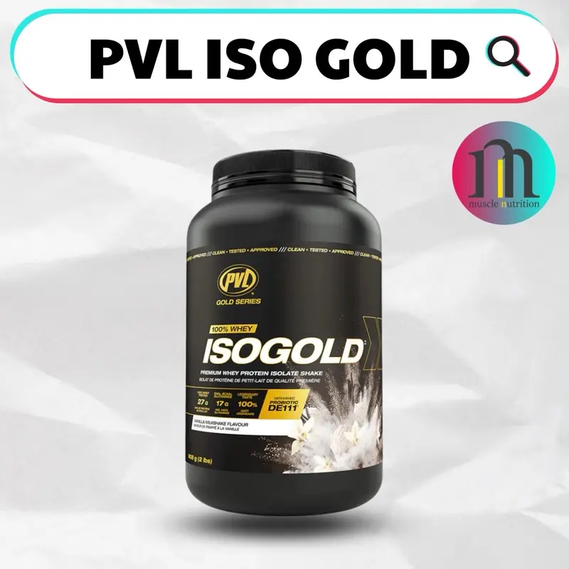 Thực phẩm bổ sung Bột PVL ISOGOLD - Whey Protein Hydrolysate & Isolate - Hộp 2lbs (908g) 0