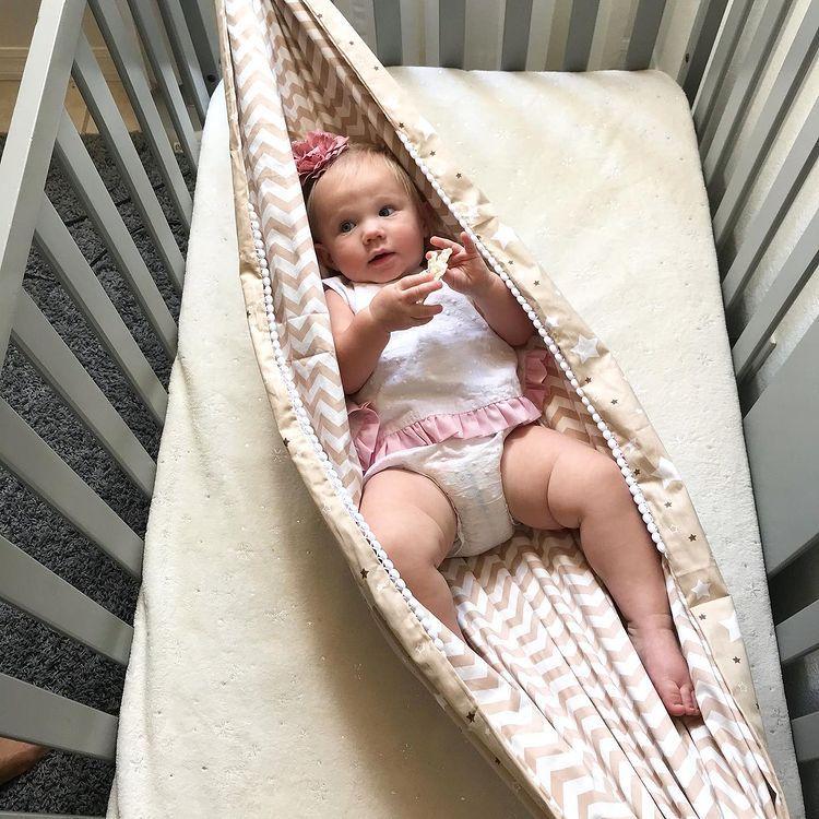 INS Children's Swing Indoor Outdoor Hanging Basket Kids Hanging Cloth Bag Baby Home Cartoon Hammock 1