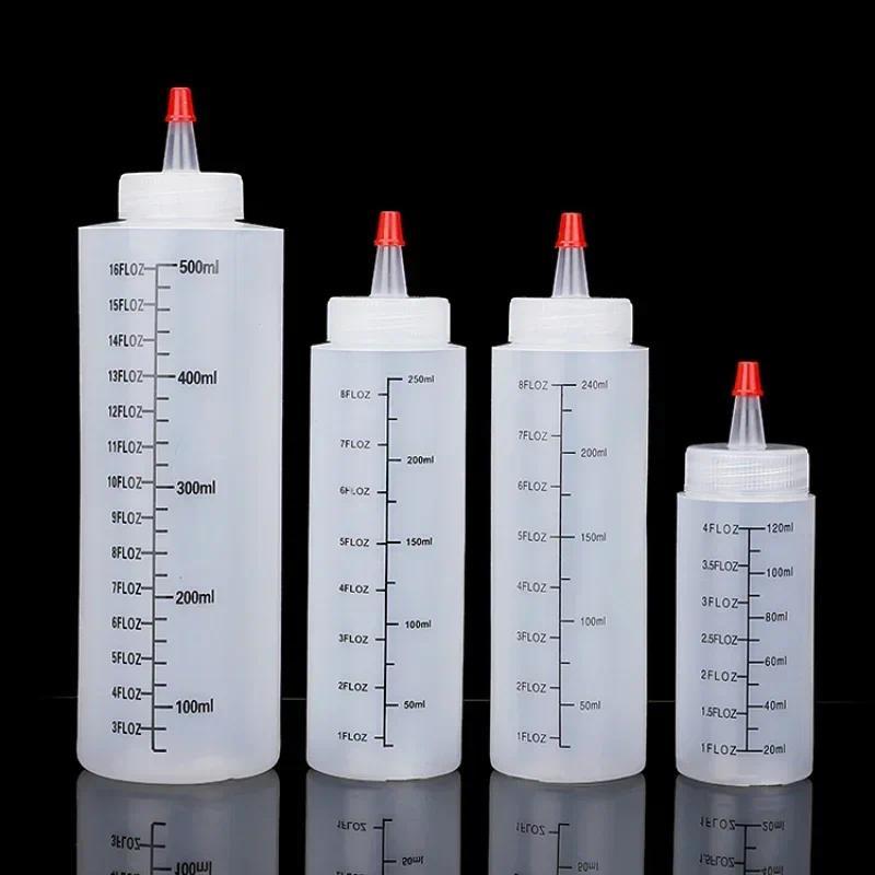Product Introduction of Sauce Squeeze Bottle Plastic Pointed Salah Dressing Condiment Squeeze Bottles with Red Lid Mustard Dispensers Kitchen Supply 19