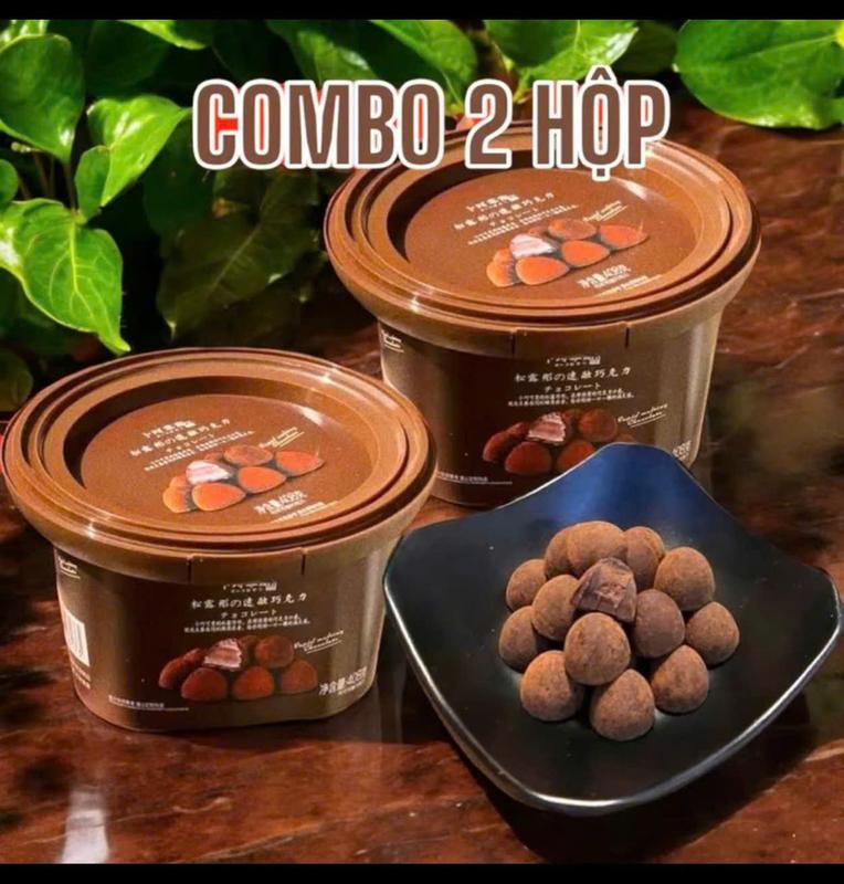 CÓ QUÀ Combo 2 hộp Socola Nama Tươi 408gr và Hộp 80 viên Socola Nama Chocolate