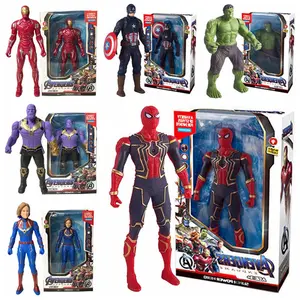 17CM(Bisa Bersinar)MAINAN ANAK ACTION FIGURE AVENGERS END GAME SERI 4 / Mainan Robot Super Hero Avengers