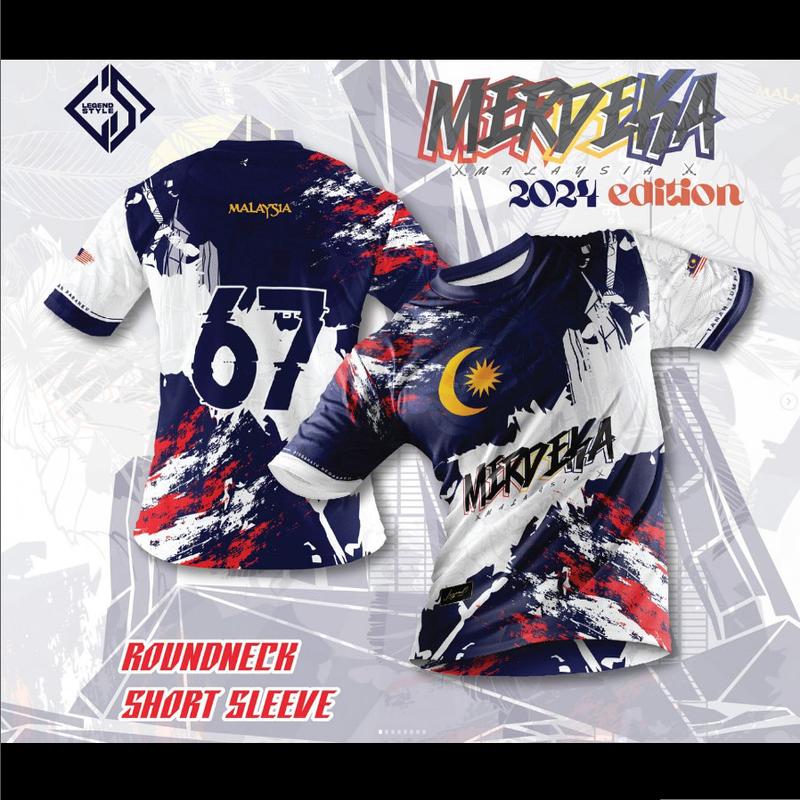 Kemeja-T Kemerdekaan 67, Edisi Khas Merdeka 67 Malaysia, Baharu ...