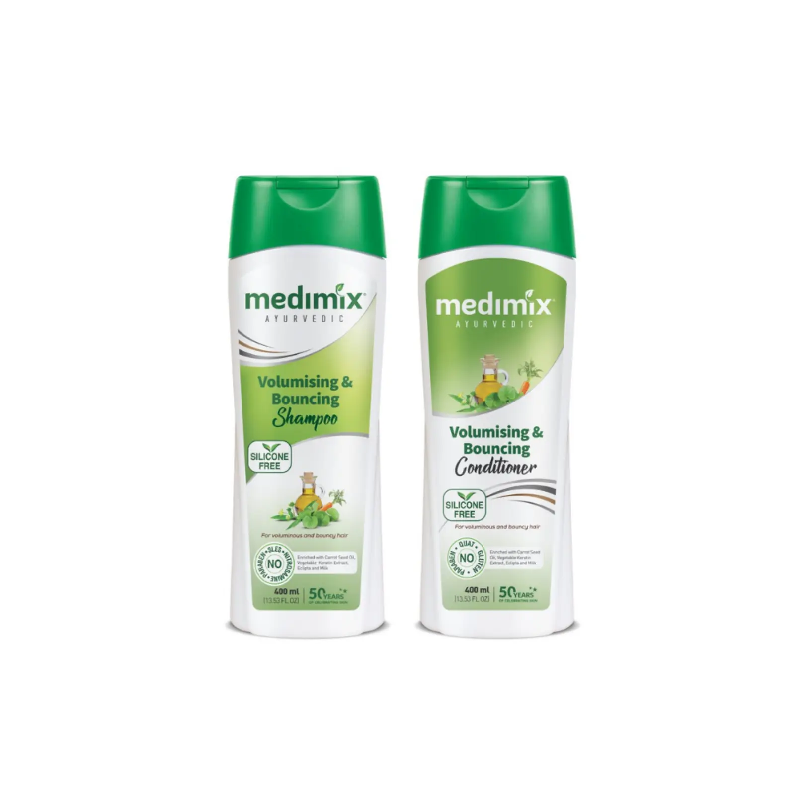 Dầu Gội/Dầu Xả Medimix Tăng Độ Phồng cho Tóc 400ml/chai