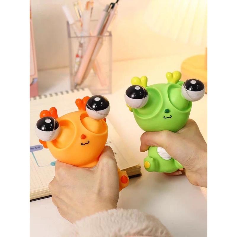  Khủng long bóp mắt lồi size lớn- Đồ chơi dễ thương xả stress- Đồ chơi cho bé rồng mắt lồi decor bàn học,bàn làm việc-ĐỒ TRANG TRÍ XE Ô TÔ.... 