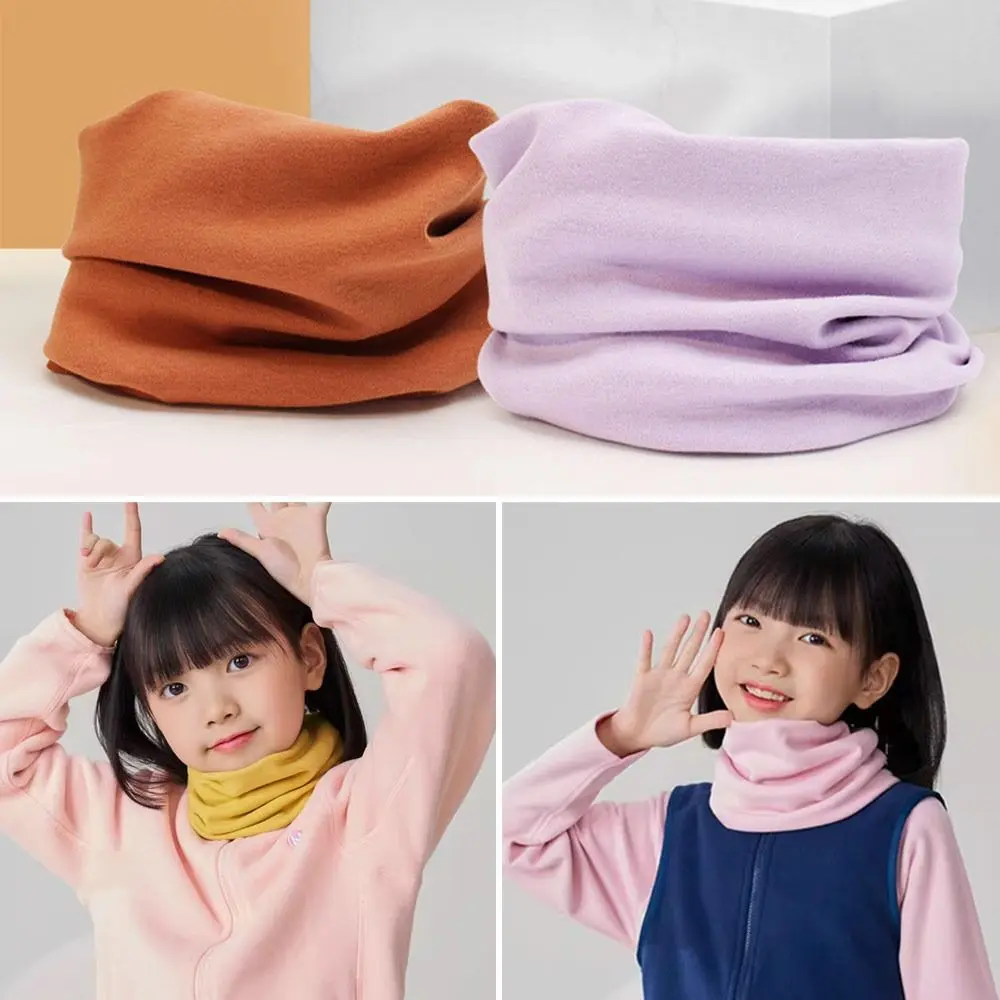 1-12 Years Old Winter Cotton Kids Winter Scarf Cashmere Elastic Children Neck Warmer Cute Warm Knitted Scarves for Baby Boys Girls