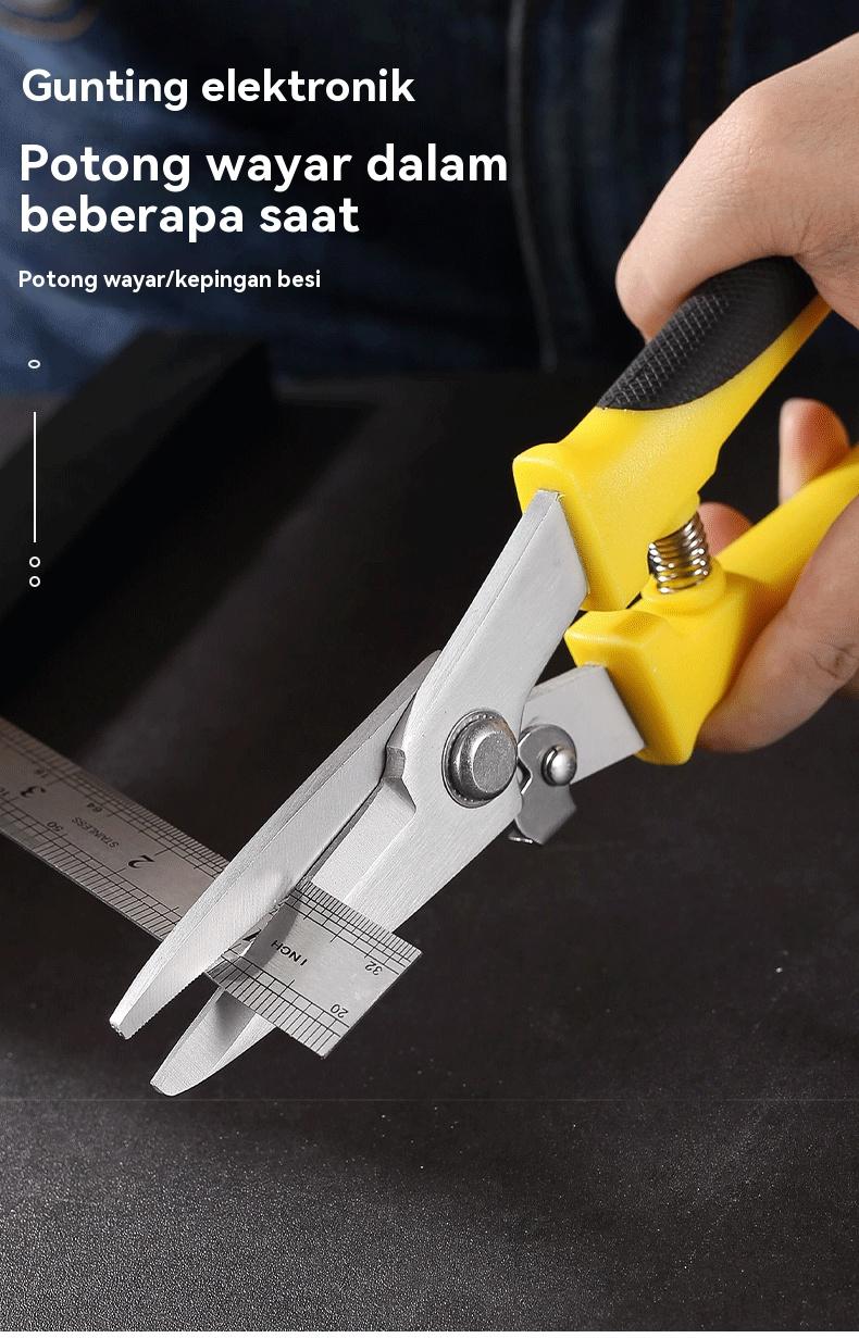 Product Introduction of Gunting Kulit Besi Pelbagai Guna Gunting Logam Tahap Perindustrian Gunting Tulang Naga Gunting Kawat Berduri Gunting Logam Putih Keluli Tahan Karat 3