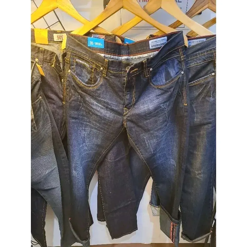 Celana Jeans Standart Original Bomboogie Pria-Celana Reguler Quality Import-Celana Panjang Pria Best Quality Size 27-34 Denim
