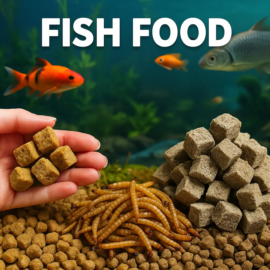 High Protein Natural Fish Food Premium Fish Food Brine Shrimp Blocks ...