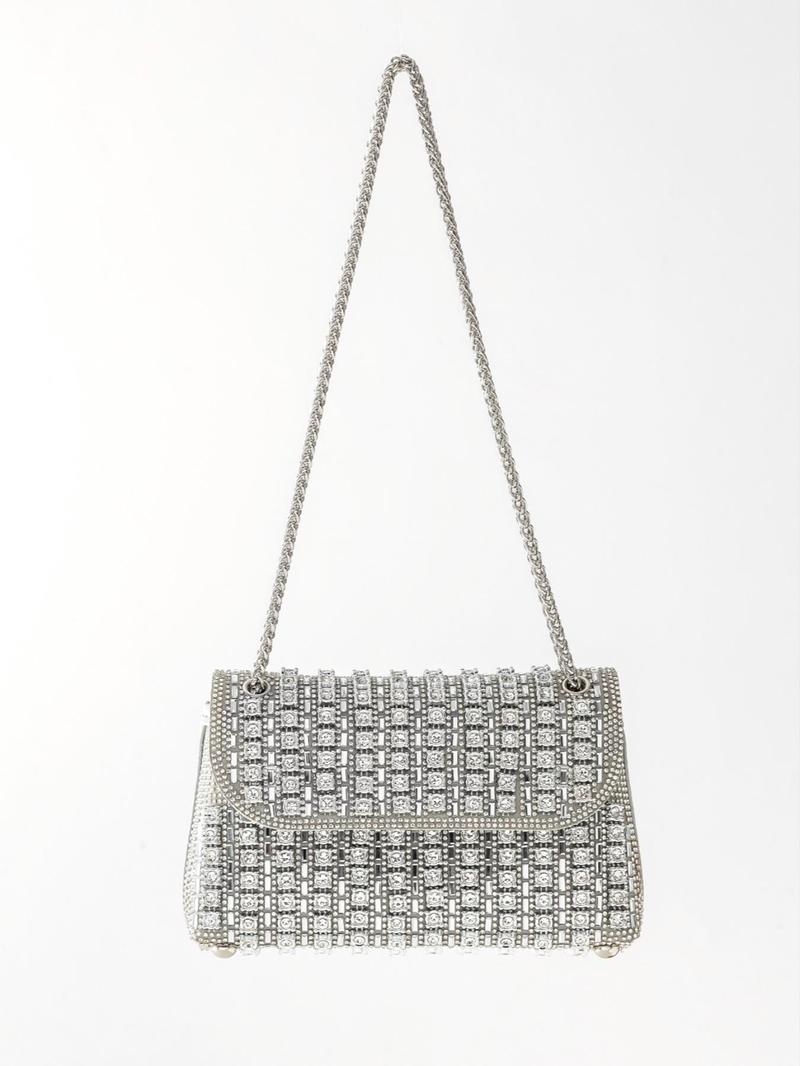 Product Introduction of Women's Rhinestone Decorated Shoulder Bag, Ladies Purse, Fashionable Chain Strap Crossbody Bag for Party, Trendy All-match & Exquisite Shoulder Bag for Birthday Gift 8