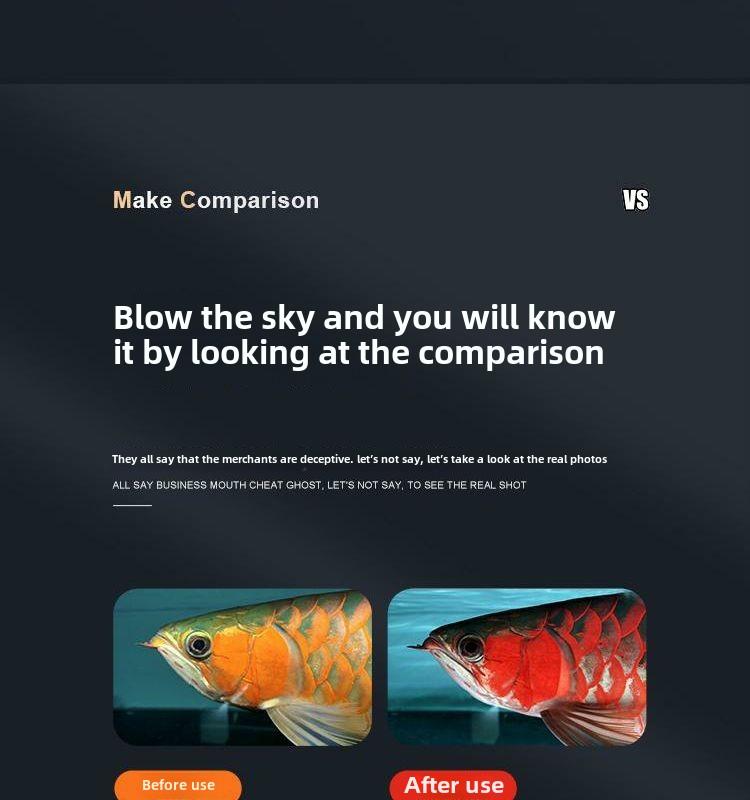 Product Introduction of [mayin] Mayin Magic Lamp Fish Tank Light Mayin Thunder Dragon Tri-Color Color Enhancing Lamp Aquatic Plant Lamp Fish Tank Lamp LED Lamp Waterproof 7