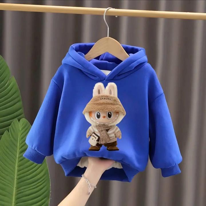 Áo Hoodie 8-30kg Cho Bé Chất Nỉ Dầy Ấm Áp In Hình Ngộ Nghĩnh aohoodie  chobetrai áo  hoodie 5