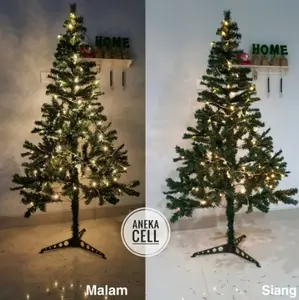 Pohon Natal Christmas Tree Besar Pohon Cemara Dekorasi Hiasan Pohon Terang Cemara