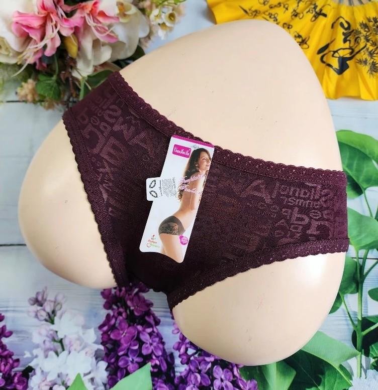 Set 10 Quần Lót Nữ Ren Gấm Chữ Cao Cấp Mặc Đẹp (Size 45-55 Kg) Chất Vải Thái Mềm Mại Thoáng Mát (205) - Nội Y Ngọc Chinh 3