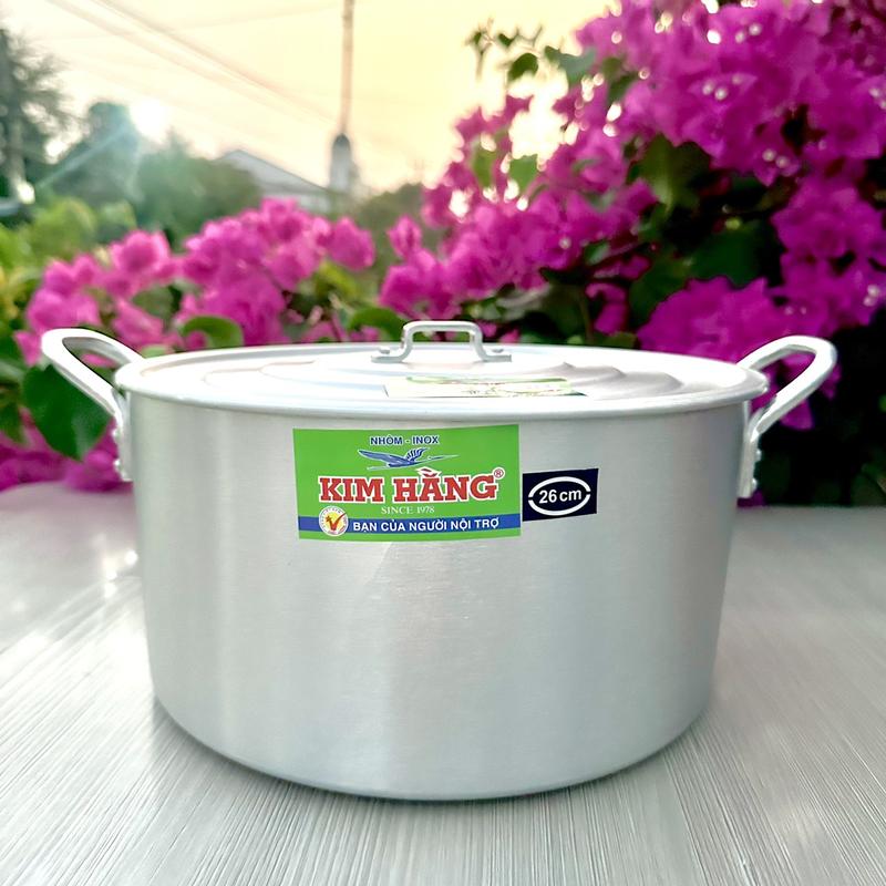 Nồi nhôm lẻ KIM HẰNG cao cấp 26cm 28cm 30cm
