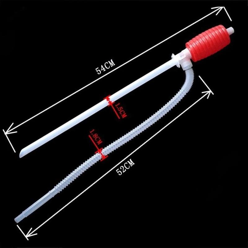 Product Introduction of Car Truck Manual Pump Fuel Gasoline Diesel Transfer Suction Cup Manual Fuel Pump Siphon Water Suction Fuel Transfer Pump Funnel 10