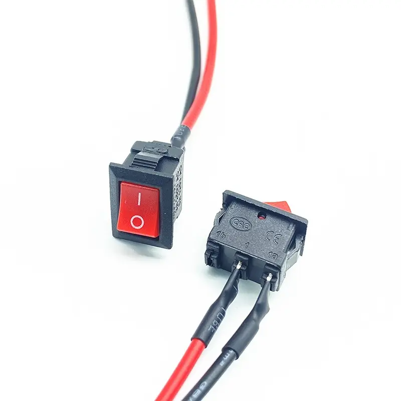 Công Tắc Bập Bênh 6A/250V 2 Chân 2 Chế Độ ON-OFF KÈM DÂY Phụ Kiện 1