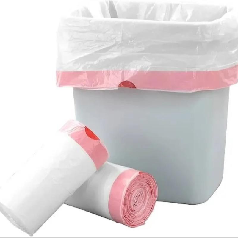 Product Introduction of Trash Bag with Drawstring, 80pcs/set Tear-free Garbage Bag, Durable Sturdy Bag, Household Waste Bag for Kitchen & Bathroom 11