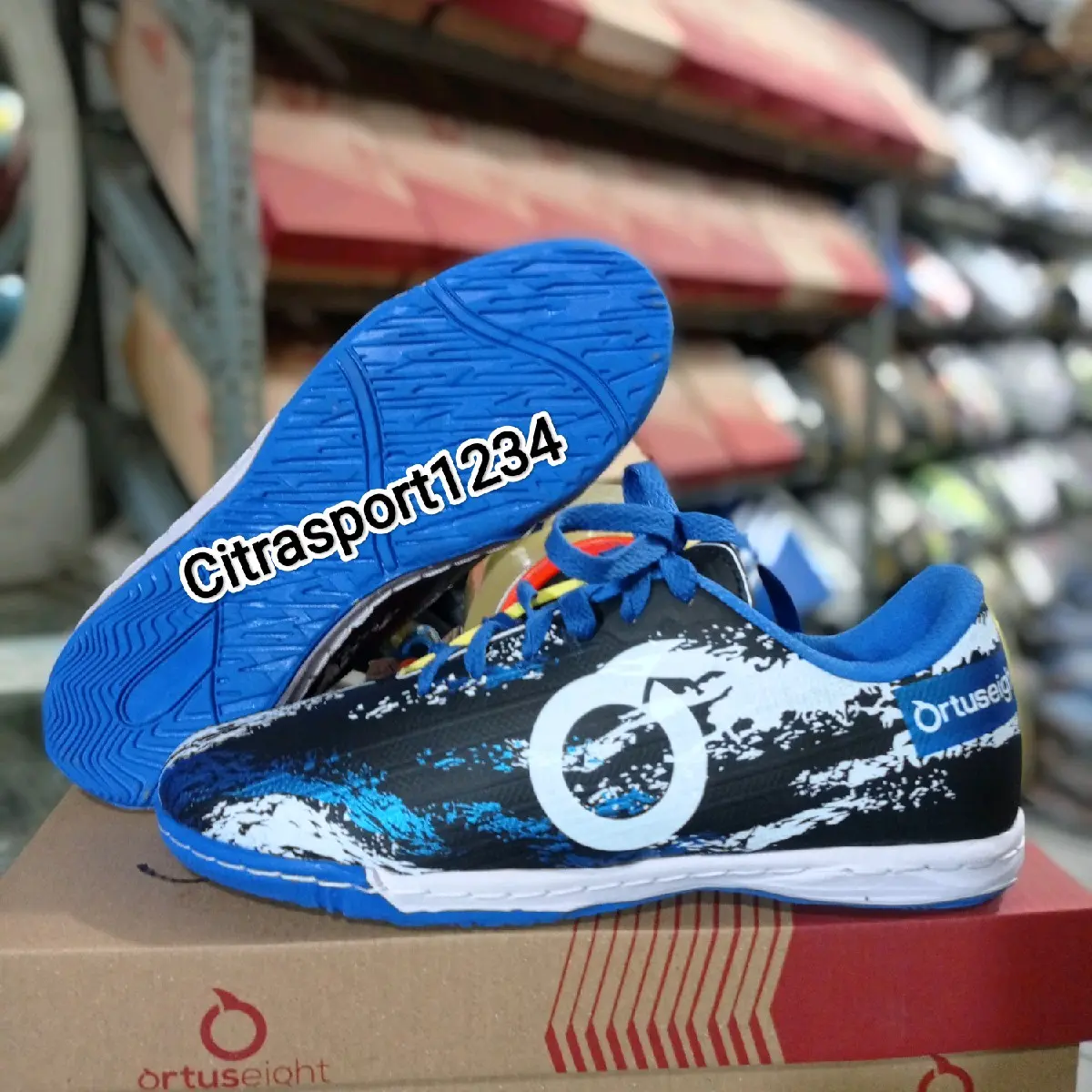 sepatu futsal ortus Awan size 36-40 full jahit Pria Wanita Nyaman