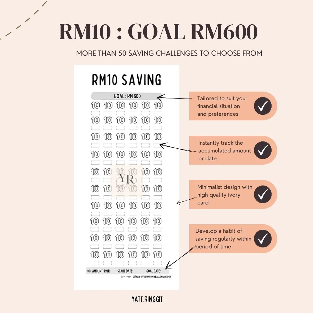 Money Saving Challenges to keep track your saving | Cash tracker | Saving money | Paper