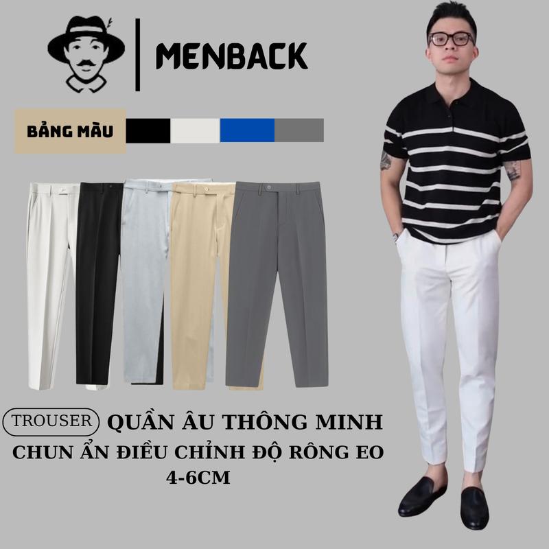 DEAL MỞ BÁN - Quần âu nam cạp chun sườn ẩn 2 bên chất vải chéo 79 cao cấp. Quần tây kiểu dáng Hàn Quốc không bai xù mặc thoáng mát phong cách trẻ trung năng động. Pants Menswear