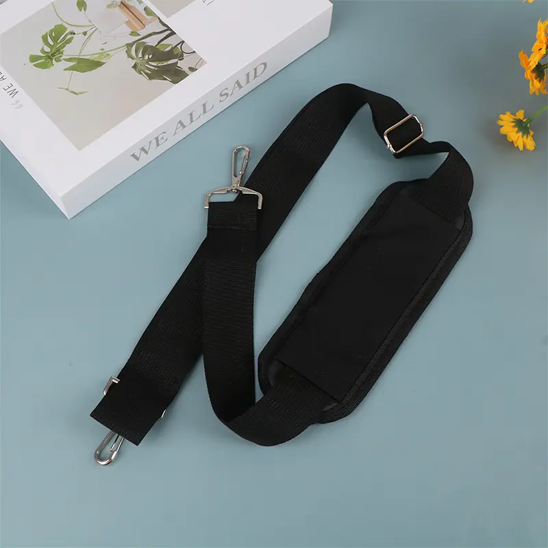 Dây Đeo Túi Nylon Màu Đen Dành Cho Nam Giới Dây Đeo Vai Mạnh Thích Hợp Cho Túi Xách Túi Đựng Máy Tính Xách Tay Thắt Lưng Phụ Kiện Túi Dây Đeo Túi Dài Bag 4
