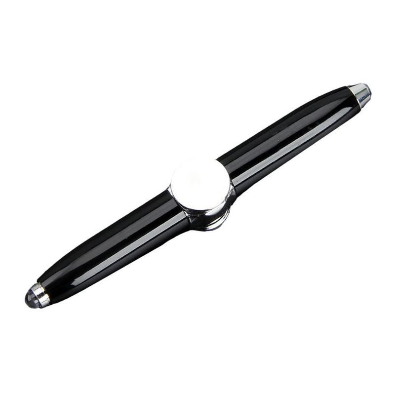 Product Introduction of Multifunctional Luminous Metal Fidget Spinner Pen for Decompression Twist and Writing E8W0 13