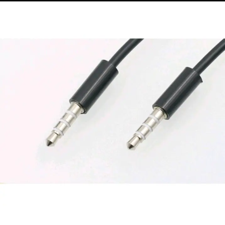Kabel Jack - Kabel AUX Stereo 3.5mm HiFi 1 Meter - Tipe TRRS isi 5pcs
