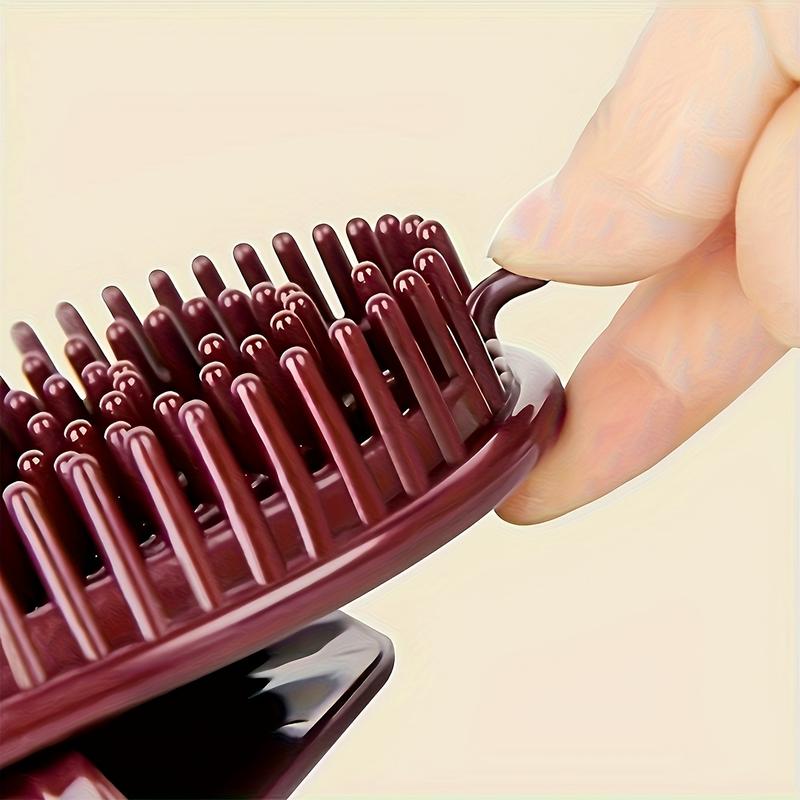 Product Introduction of Bàn Chải Mát Xa Da Đầu Meridian Ma Thuật, 1 Cái, Tay Cầm Bằng Resin Răng Rộng, Với Lông Bàn Chải Cao Su, Thích Hợp Cho Tóc Thường, Chăm Sóc Cơ Thể Salon Chuyên Nghiệp Và Dụng Cụ Gội Đầu 0