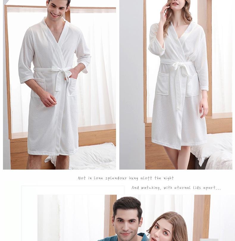 Product Introduction of Stylish Bathrobes for Men and Women  for Hotel Wholesale Wide and Absorbent Bathrobes for Relaxing 19